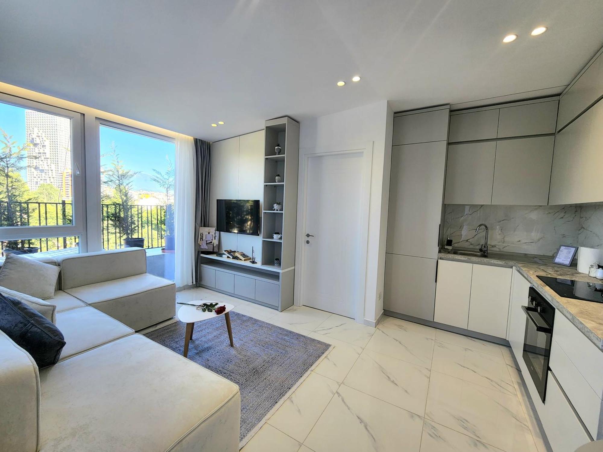 Penthouse With A City View Tirana Exterior photo